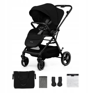 Kočík 22kg ľahký a obratný YOXI Kinderkraft čierny